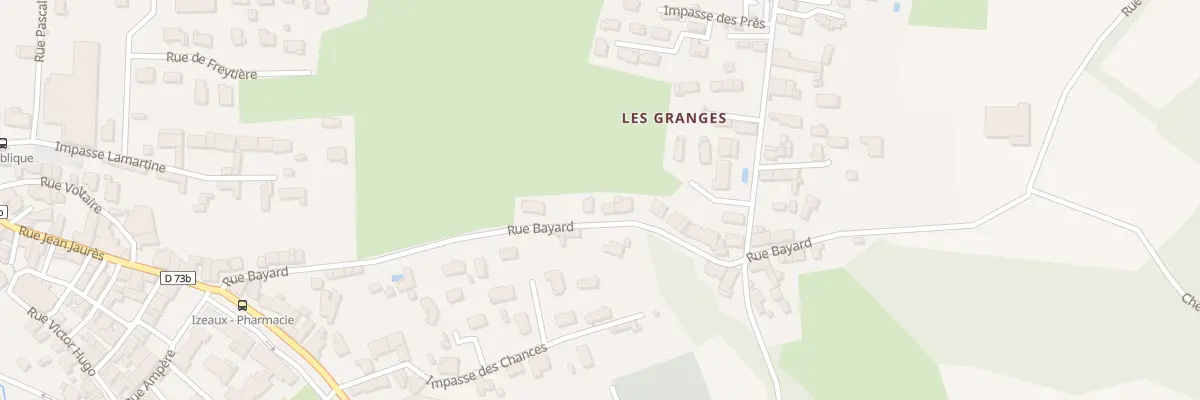 Plan du 5193 Rue Bayard à Izeaux