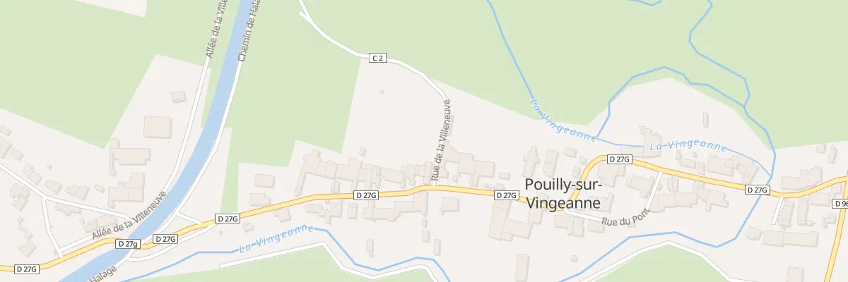 Plan du 14 Rue des Bressenot à Pouilly-sur-Vingeanne