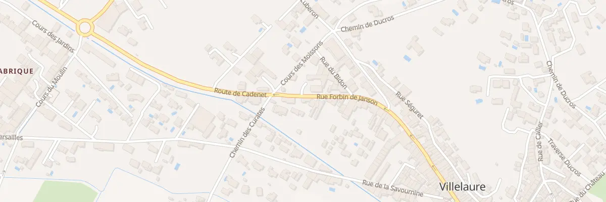 Plan du 391 Rue Forbin de Janson à Villelaure