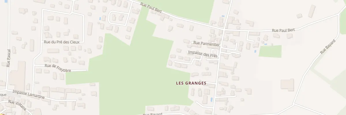 Plan du 155H Rue Parmentier à Izeaux