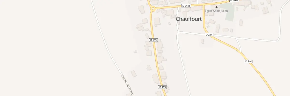 Plan du 12 Rue de la Fontaine à Chauffourt