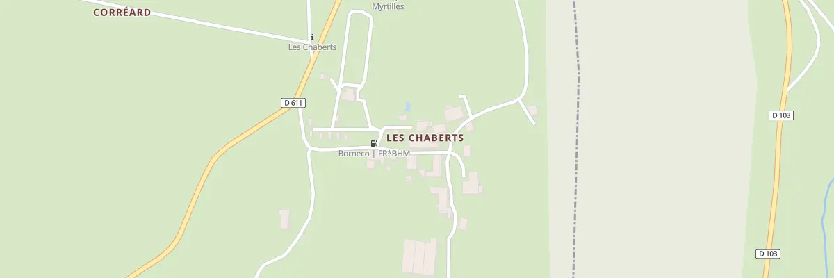 Plan du 195 Che des Chaberts à La Chapelle-en-Vercors