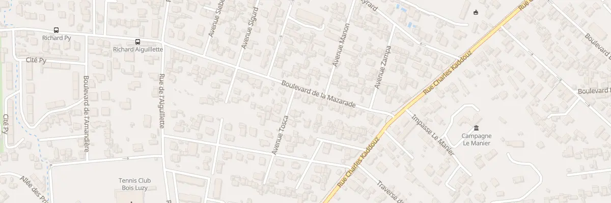 Plan du 54 Bd de la Mazarade à Marseille 12e Arrondissement