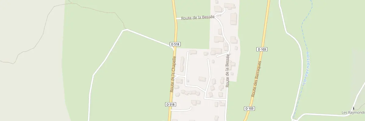 Plan du 45 Imp du Champ Gauthier à Saint-Agnan-en-Vercors
