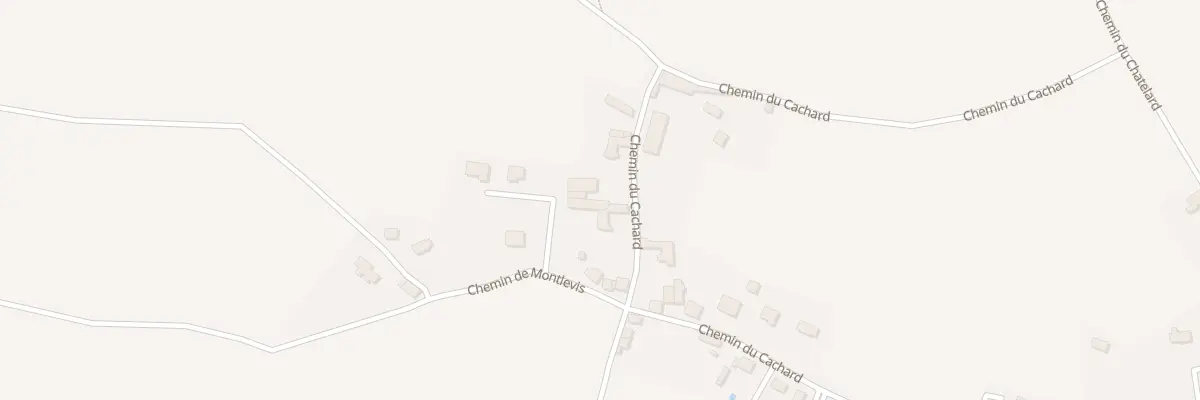 Plan du 47 Che du Cachard à Montagnieu