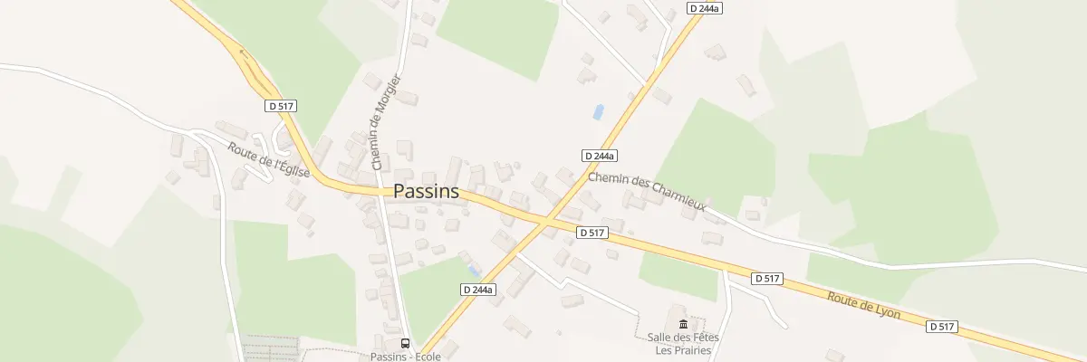 Plan du 15 Rte de Crevieres à Arandon-Passins