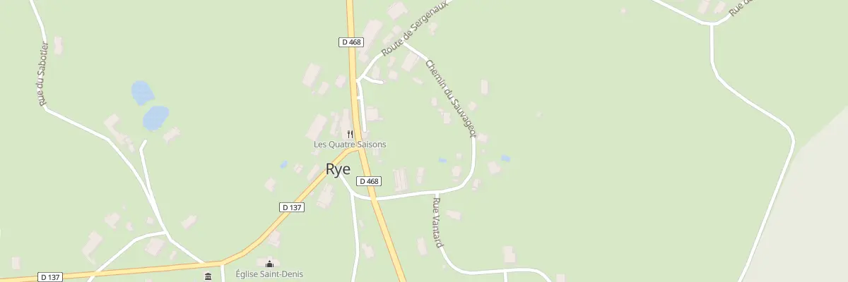 Plan du 3 Chem du Sauvageot à Rye