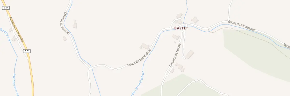 Plan du 505 Rte de Montlahuc à Bellegarde-en-Diois