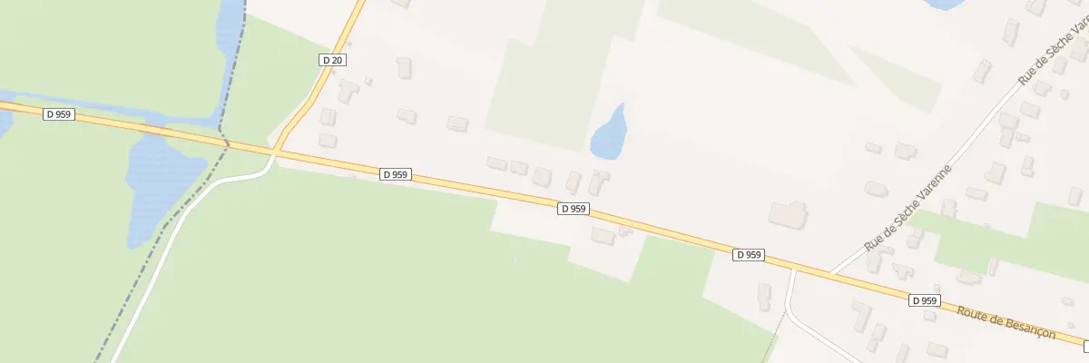 Plan du 11 Rte de Besançon à Perrigny-sur-l’Ognon