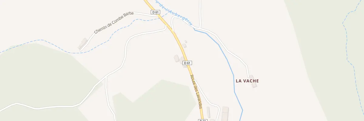 Plan du 2680 Rte des Lavandes à Bellegarde-en-Diois