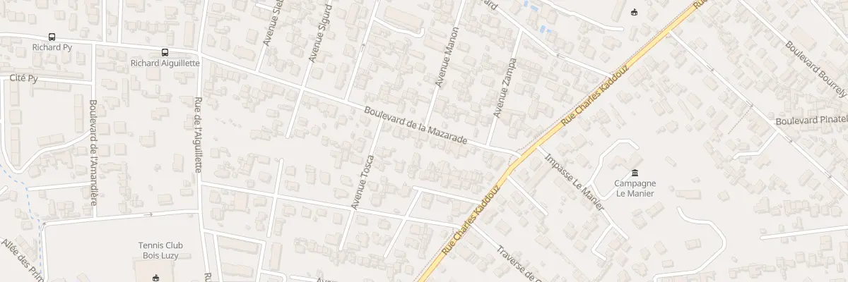 Plan du 60 Bd de la Mazarade à Marseille 12e Arrondissement