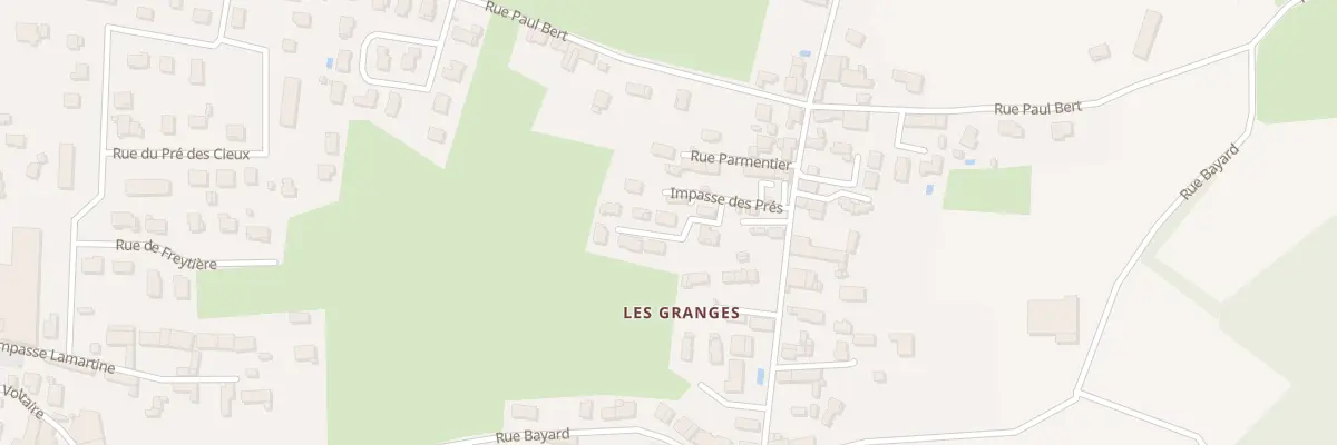 Plan du 155F Rue Parmentier à Izeaux