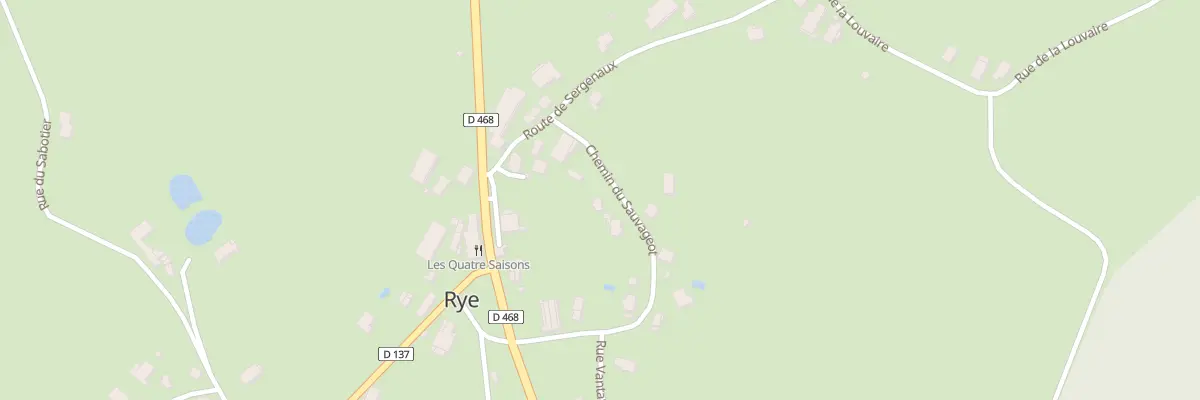 Plan du 9 Chem du Sauvageot à Rye