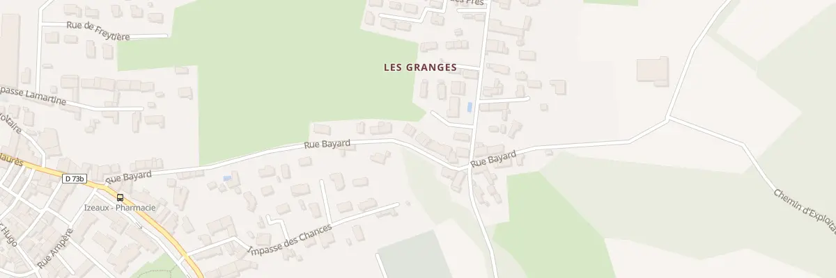 Plan du 19 Rue Bayard à Izeaux