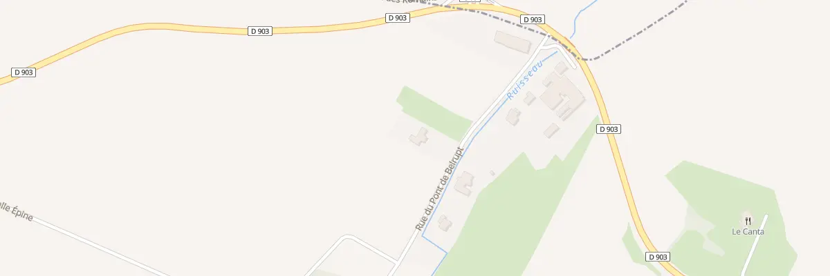 Plan du 9003 Pont de Belrupt à Haudainville