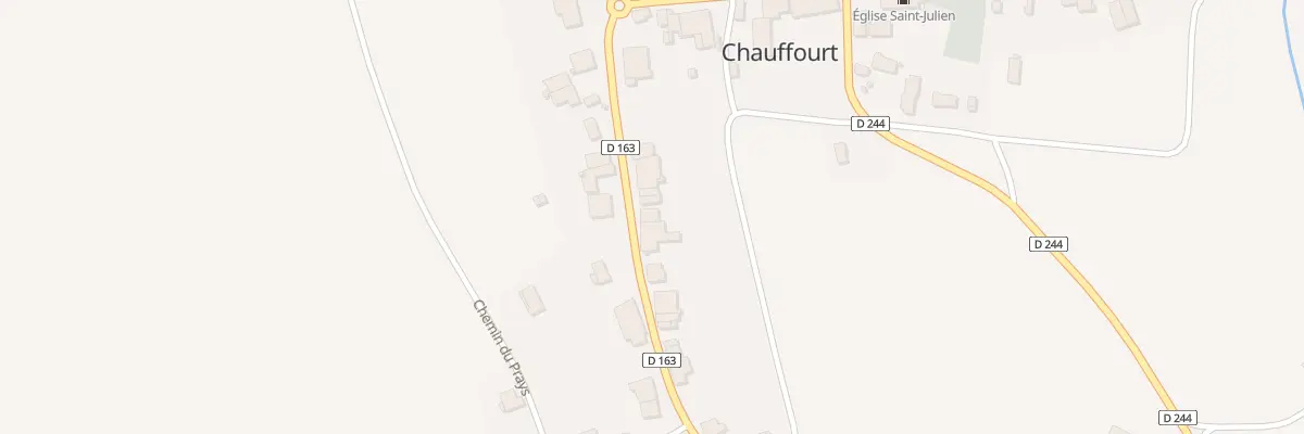 Plan du 11 Rue de la Fontaine à Chauffourt