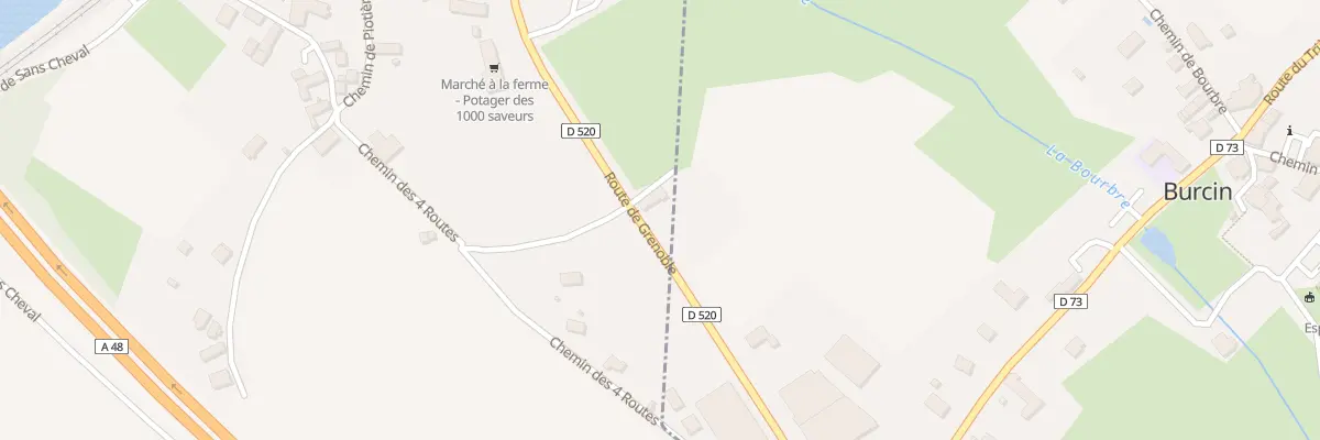 Plan du 187 Rte de Grenoble à Châbons