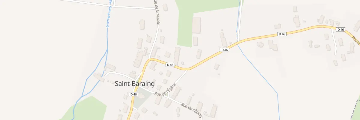 Plan du 3 Rte du Pasquier à Saint-Baraing