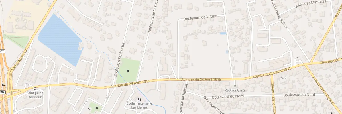 Plan du 5 Bd de la Lise à Marseille 12e Arrondissement