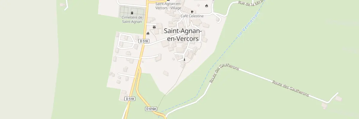 Plan du 6 Imp des Jardins à Saint-Agnan-en-Vercors