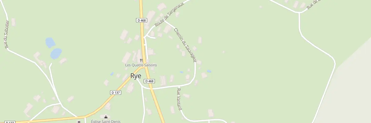 Plan du 7 Chem du Sauvageot à Rye
