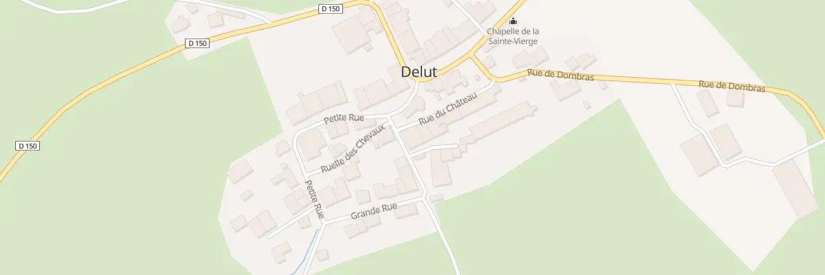 Plan du 2 Rue du Chateau à Delut
