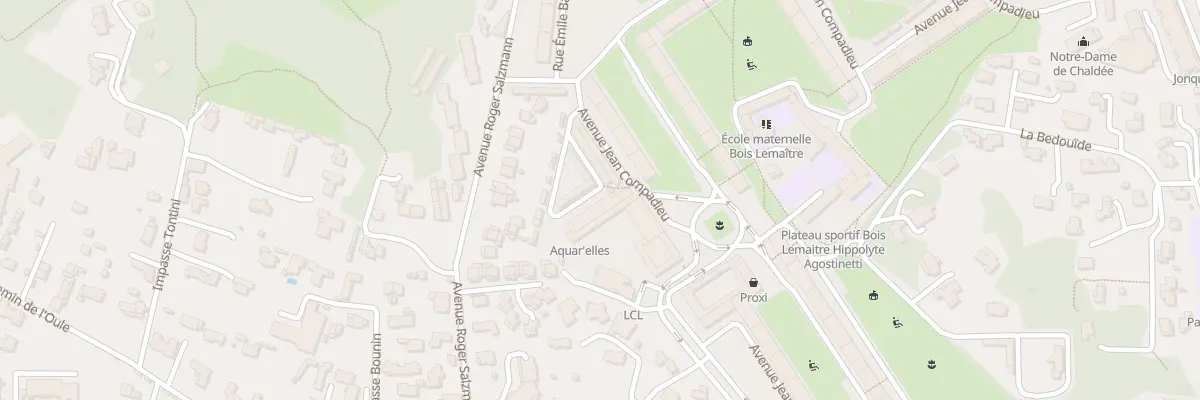 Plan du 1 Sq Edouard Estaunie à Marseille 12e Arrondissement
