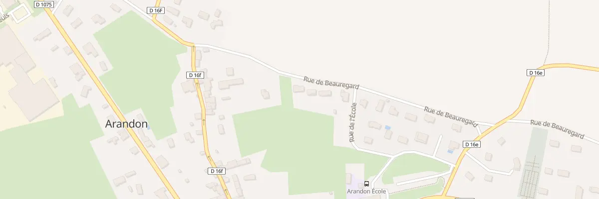 Plan du 188 Rue de Beauregard à Arandon-Passins