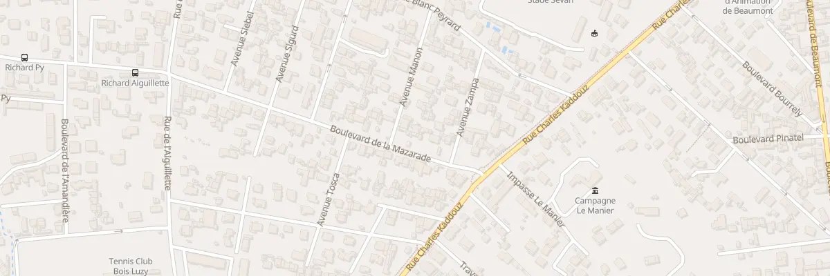 Plan du 63 Bd de la Mazarade à Marseille 12e Arrondissement