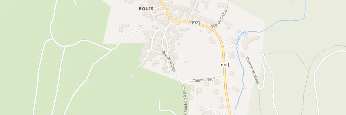 Plan du 5373 Rue de la Labe à Villebois