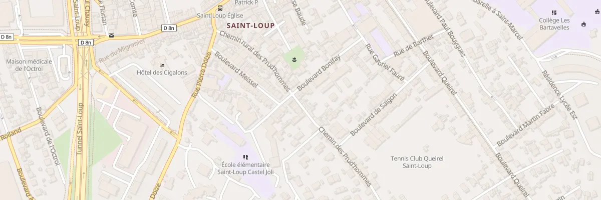 Plan du 2 Bd Bonifay à Marseille 10e Arrondissement