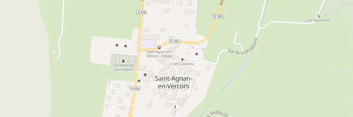Plan du 9 Pl de l’Eglise à Saint-Agnan-en-Vercors