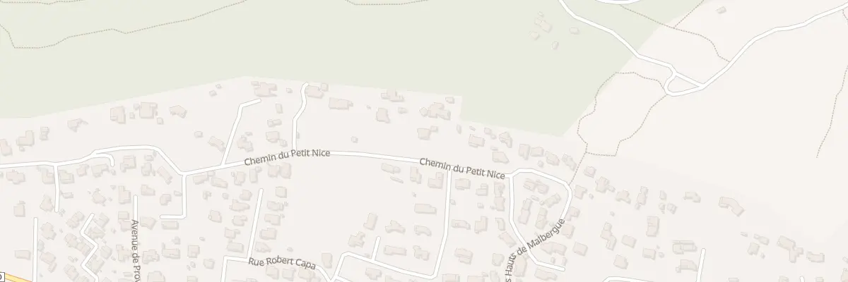 Plan du 721B Che du Petit Nice à Bouc-Bel-Air