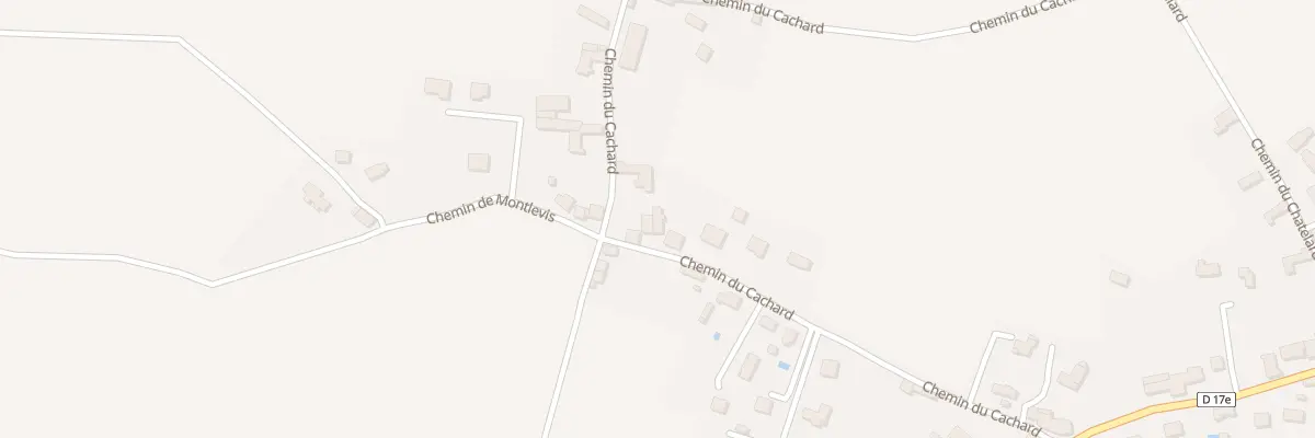 Plan du 36 Che du Cachard à Montagnieu