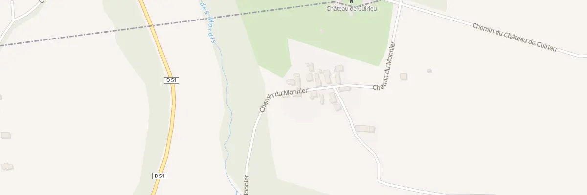 Plan du 50 Che du Monnier à Sainte-Blandine