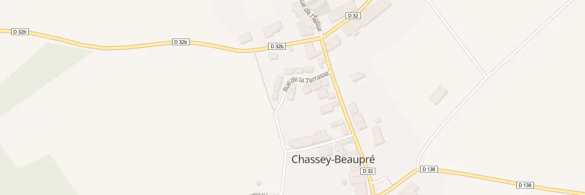 Plan du 9 Rue de la Terrasse à Chassey-Beaupré