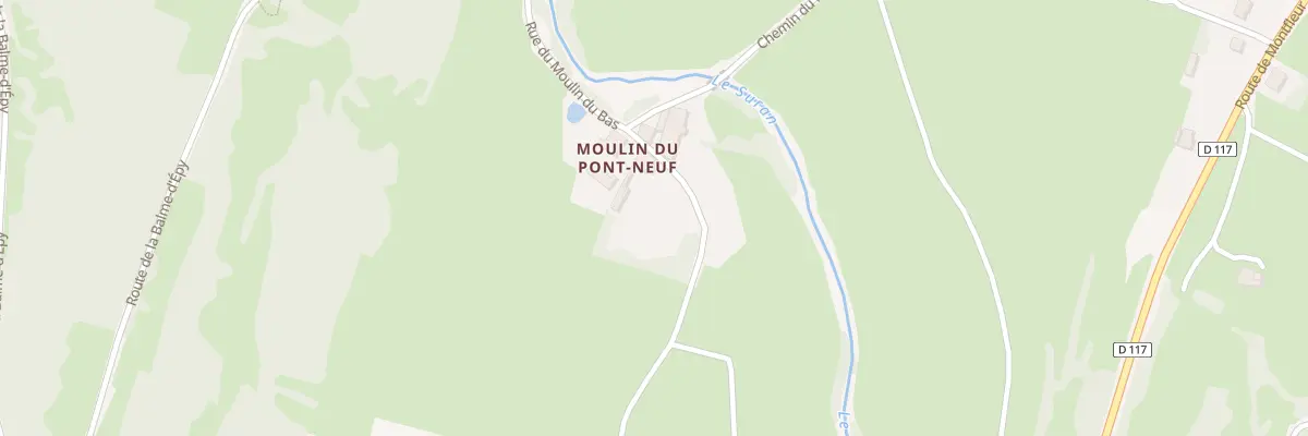 Plan du 3 Che du Moulin du Pont Neuf à Val Suran