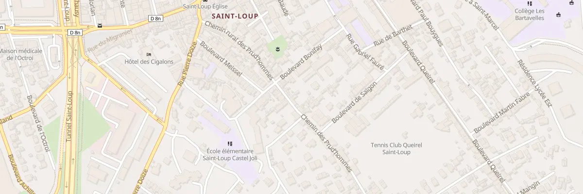 Plan du 61 Che des Prud Hommes à Marseille 10e Arrondissement
