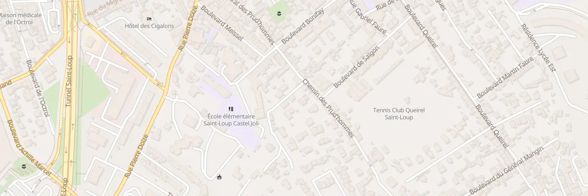 Plan du 72 Che des Prud Hommes à Marseille 10e Arrondissement