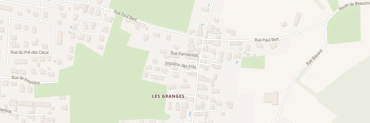 Plan du 5158 Rue Parmentier à Izeaux