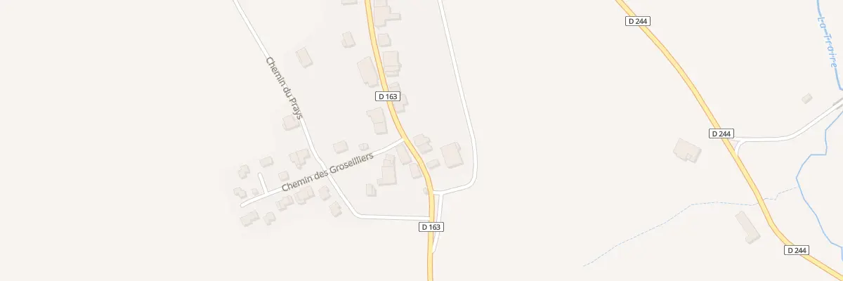Plan du 23 Rue de la Fontaine à Chauffourt