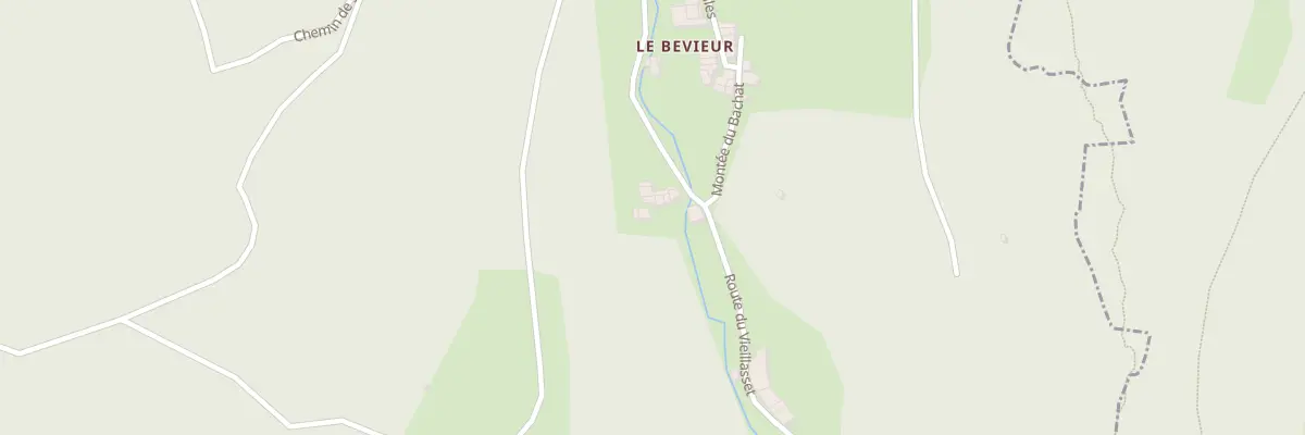 Plan du 20 Che de la Ranche à Jujurieux