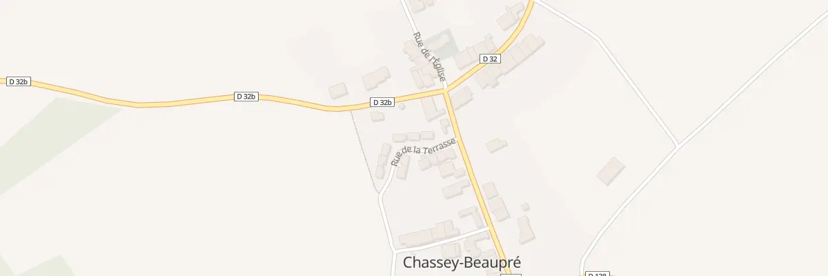 Plan du 6 Rue de la Terrasse à Chassey-Beaupré