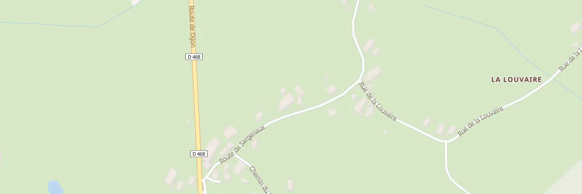 Plan du 5 Rte de Sergenaux à Rye