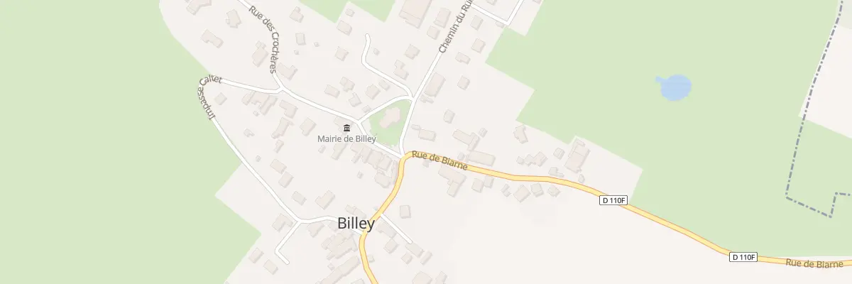 Plan du 1A Rue de Biarne à Billey