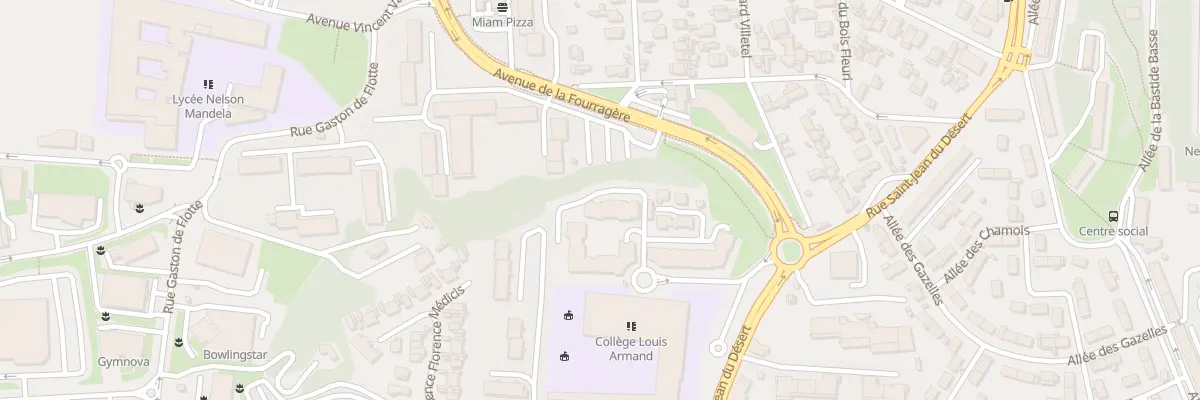 Plan du 98 Rue saint jean du desert à Marseille 12e Arrondissement