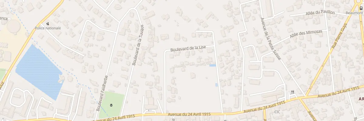 Plan du 34 Bd de la Lise à Marseille 12e Arrondissement