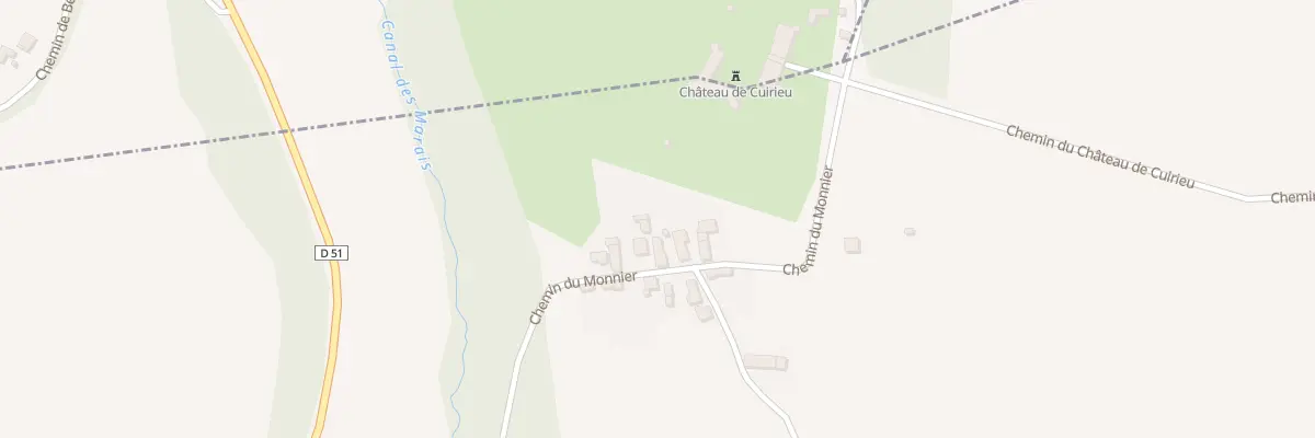 Plan du 57 Che du Monnier à Sainte-Blandine