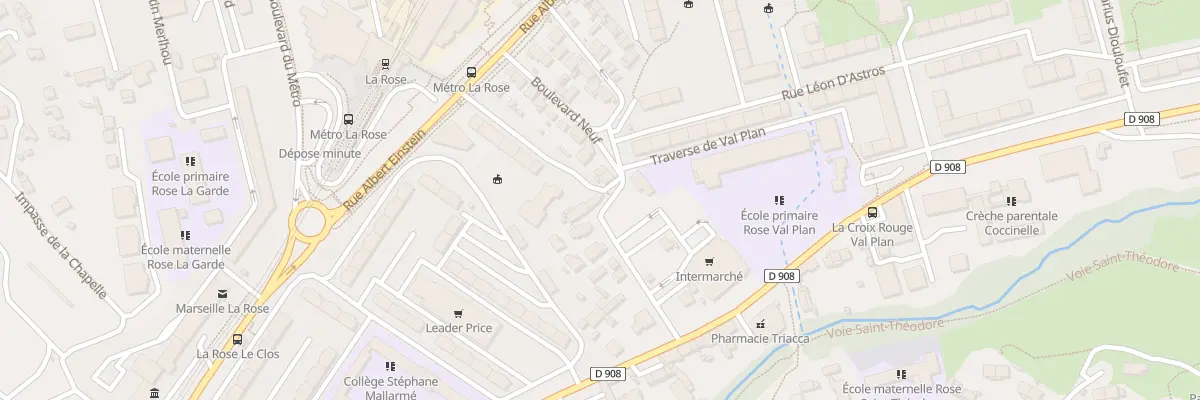 Plan du 23 Bd Neuf à Marseille 13e Arrondissement