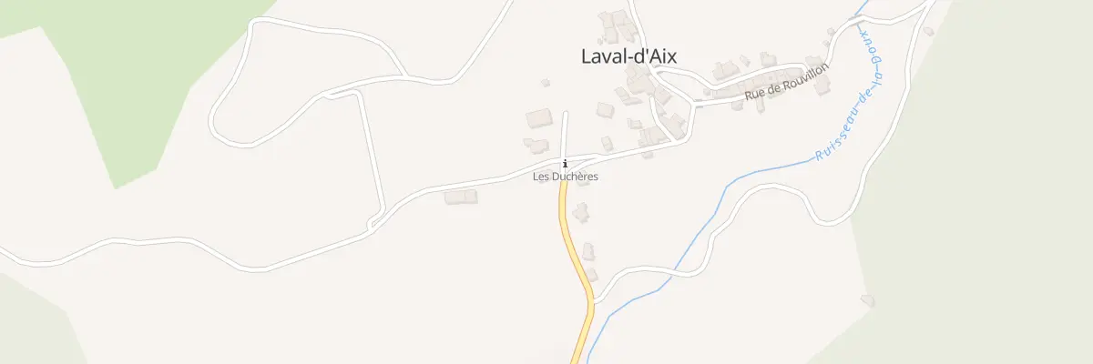Plan du 160 Rue du Collet de Mendron à Laval-d’Aix